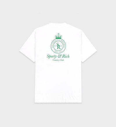 SPORTY & RICH - Crown Logo T-Shirt