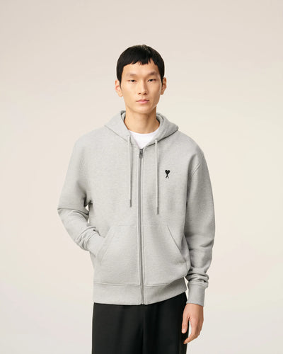 AMI PARIS - Hoodie zippé Ami de Coeur