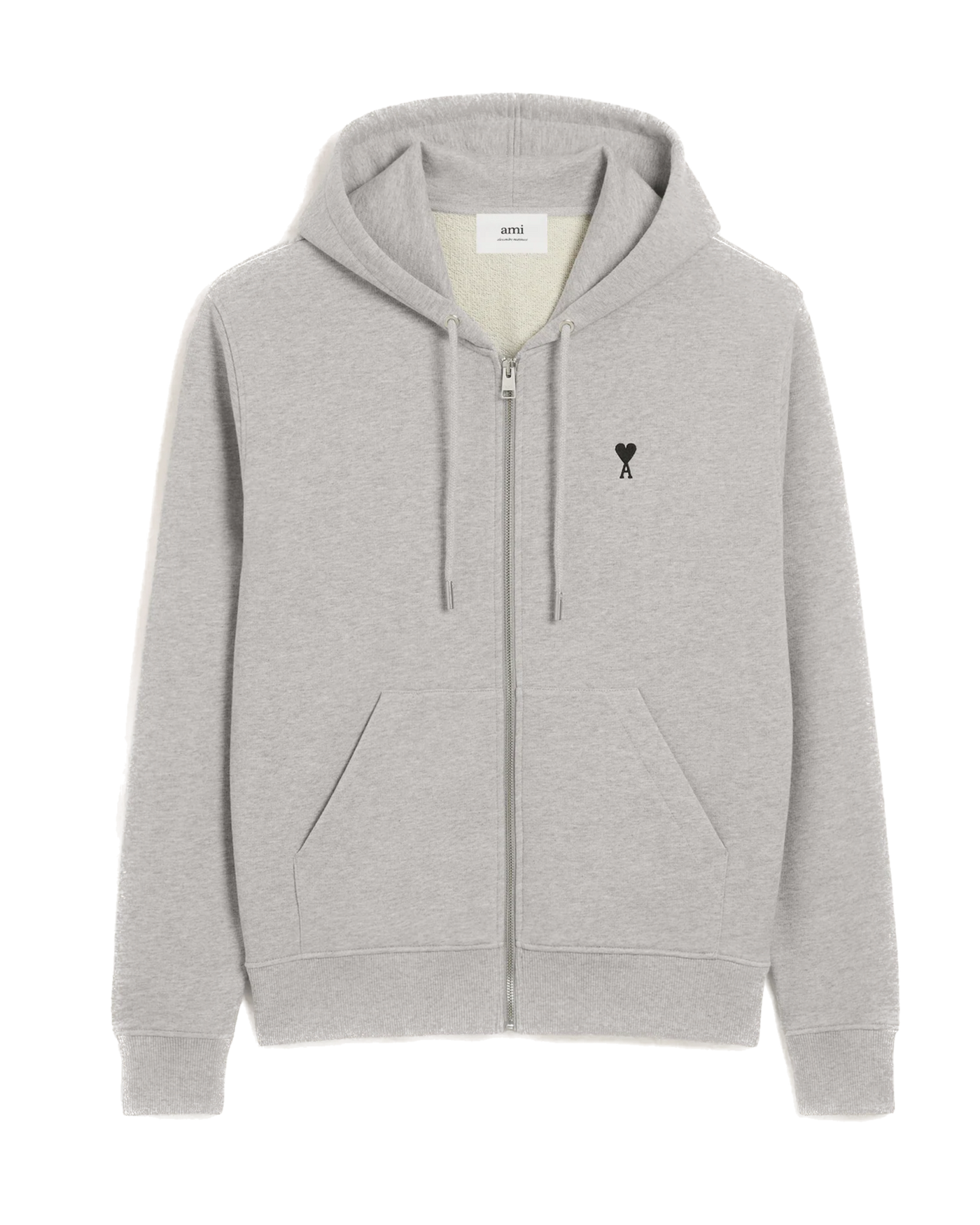 AMI PARIS - Hoodie zippé Ami de Coeur
