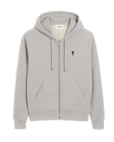 AMI PARIS - Hoodie zippé Ami de Coeur