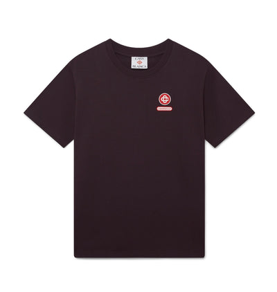 CASABLANCA - Logo Patch Short Sleeve T-Shirt