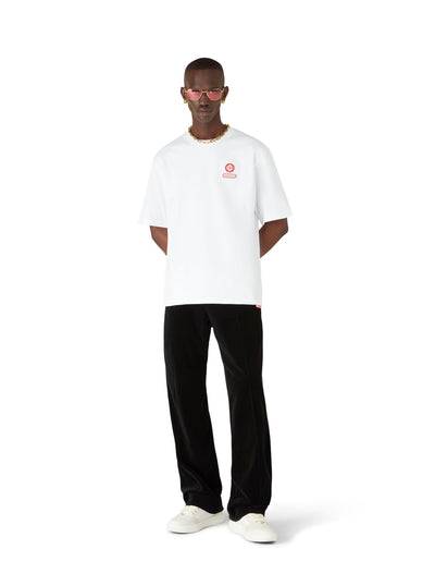 CASABLANCA - Logo Patch Short Sleeve T-Shirt