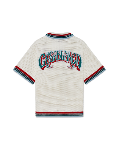 CASABLANCA - gothic crochet shirt