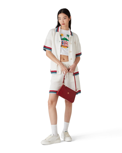 CASABLANCA - gothic crochet shirt
