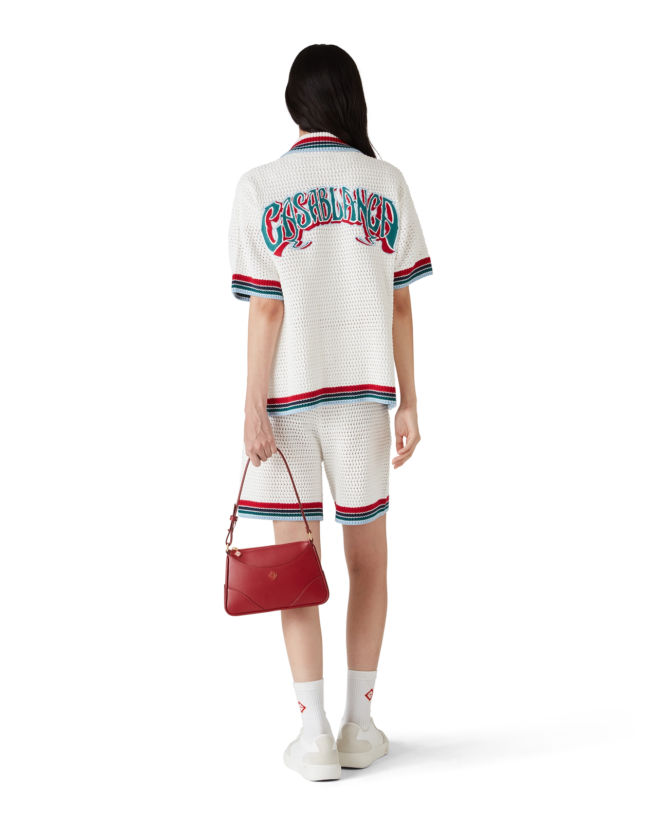 CASABLANCA - gothic crochet shirt