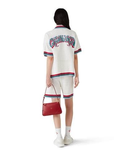 CASABLANCA - gothic crochet shirt