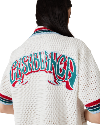 CASABLANCA - gothic crochet shirt