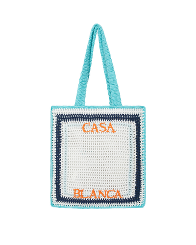 CASABLANCA - sac crocheté à rayures