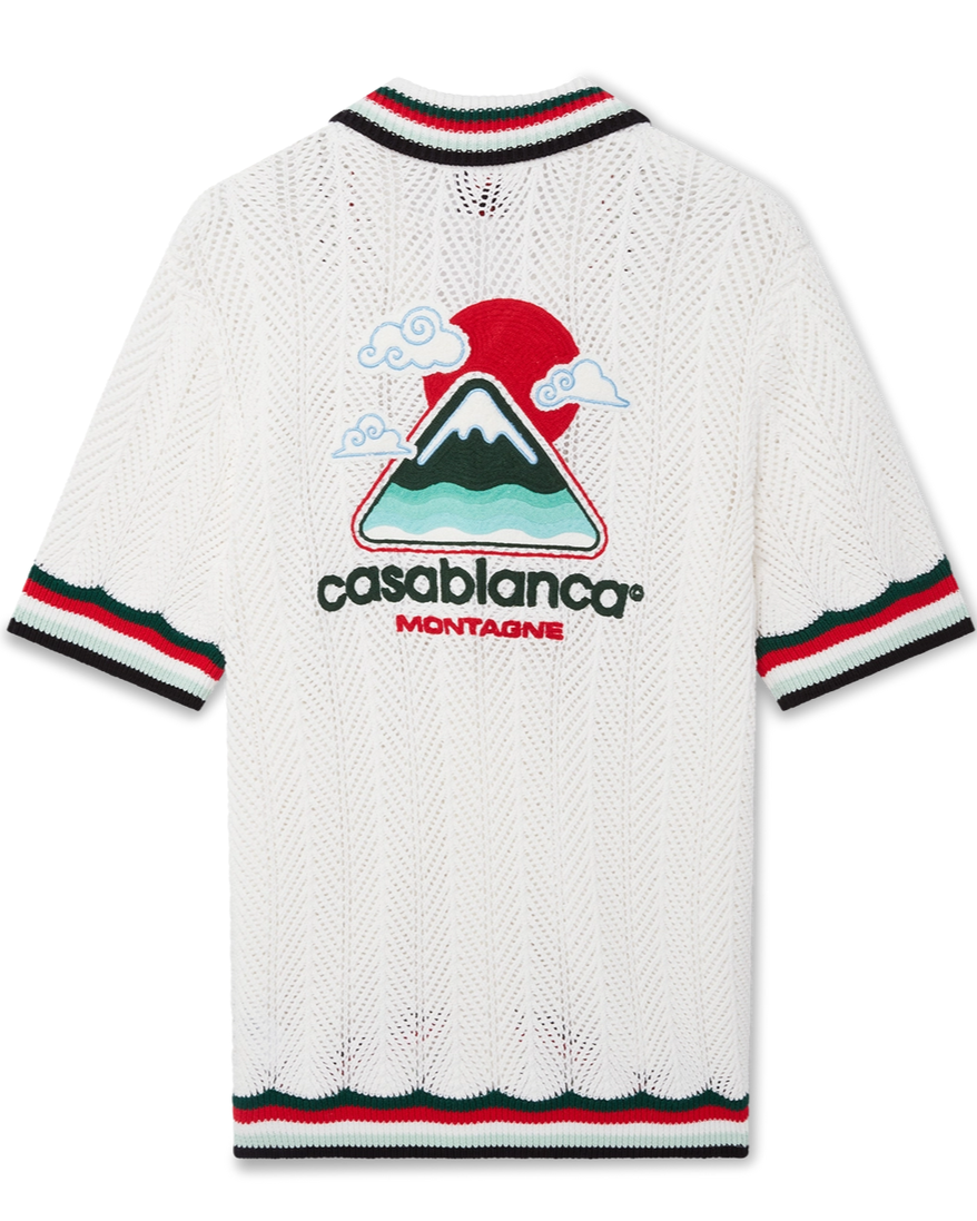 CASABLANCA  - Chemise à crochet "Montagne ondulée"