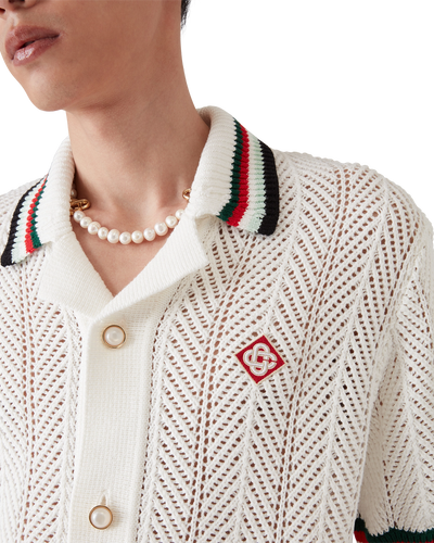 CASABLANCA  - Chemise à crochet "Montagne ondulée"