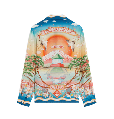 CASABLANCA - Chemise en soie Tennis Club