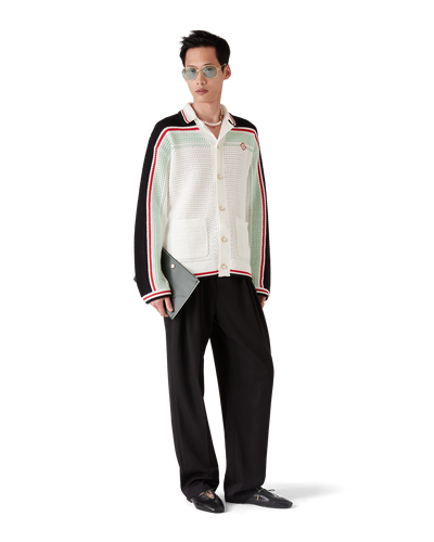 CASABLANCA - Cotton Tennis Crochet Shacket