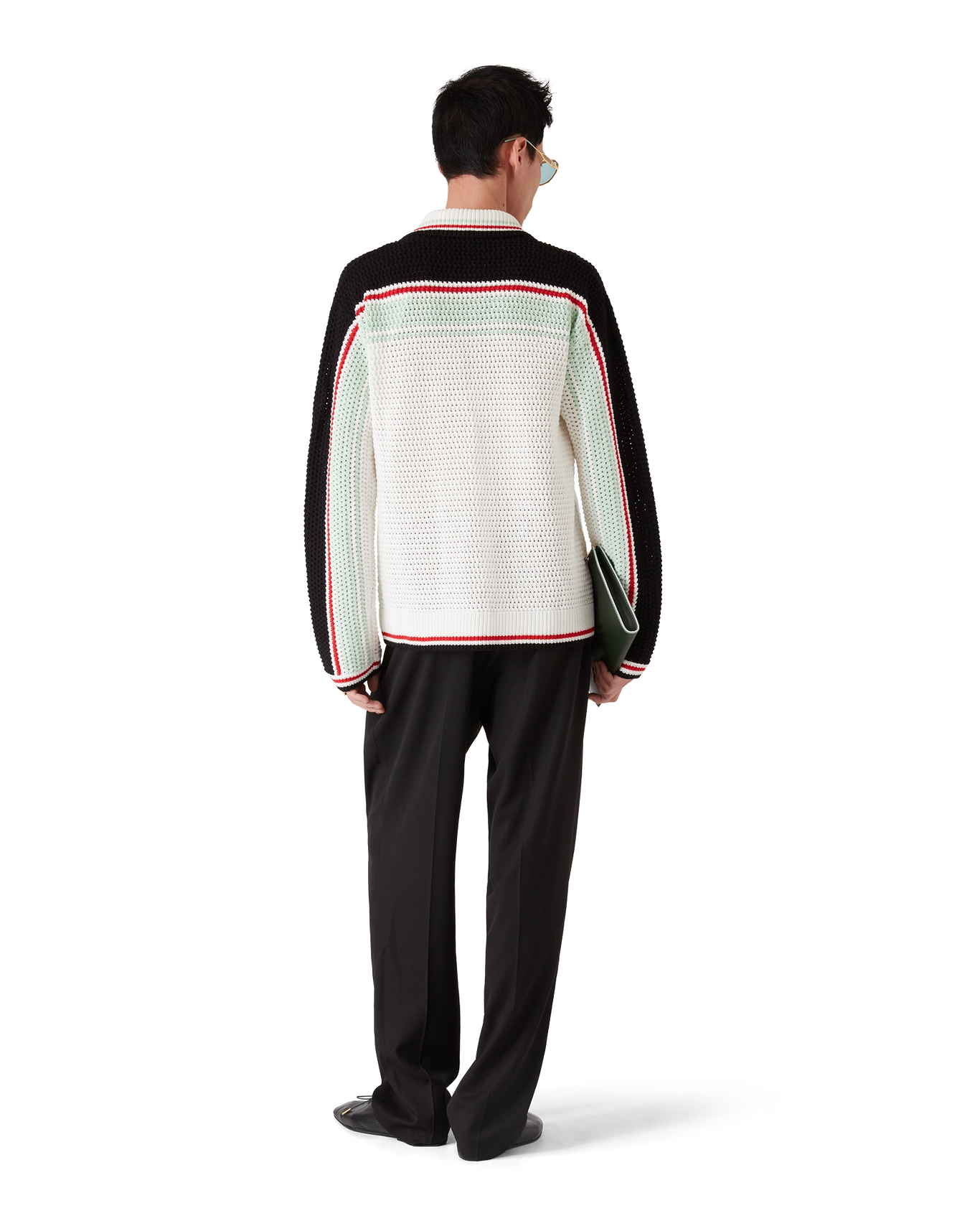 CASABLANCA - Cotton Tennis Crochet Shacket