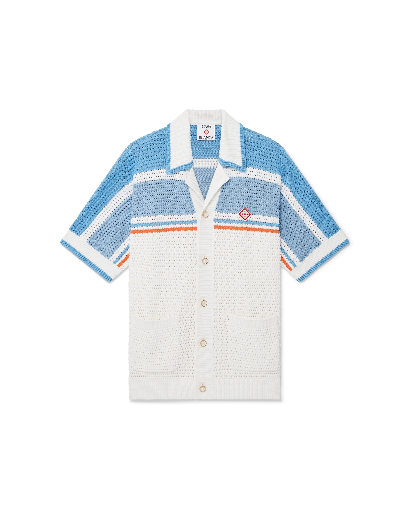 CASABLANCA - Cotton Tennis Crochet Shirt