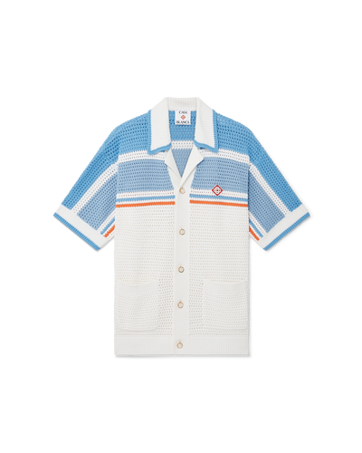 CASABLANCA - Cotton Tennis Crochet Shirt