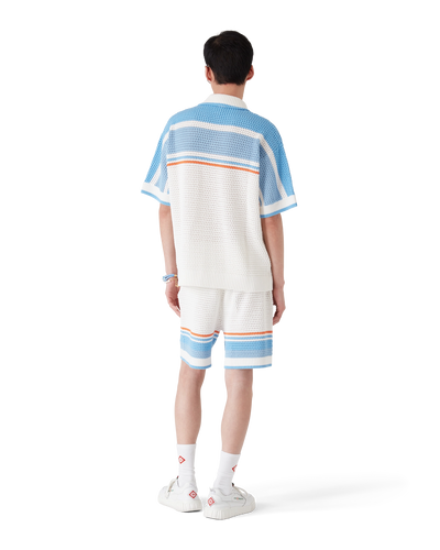 CASABLANCA - Cotton Tennis Crochet Shirt
