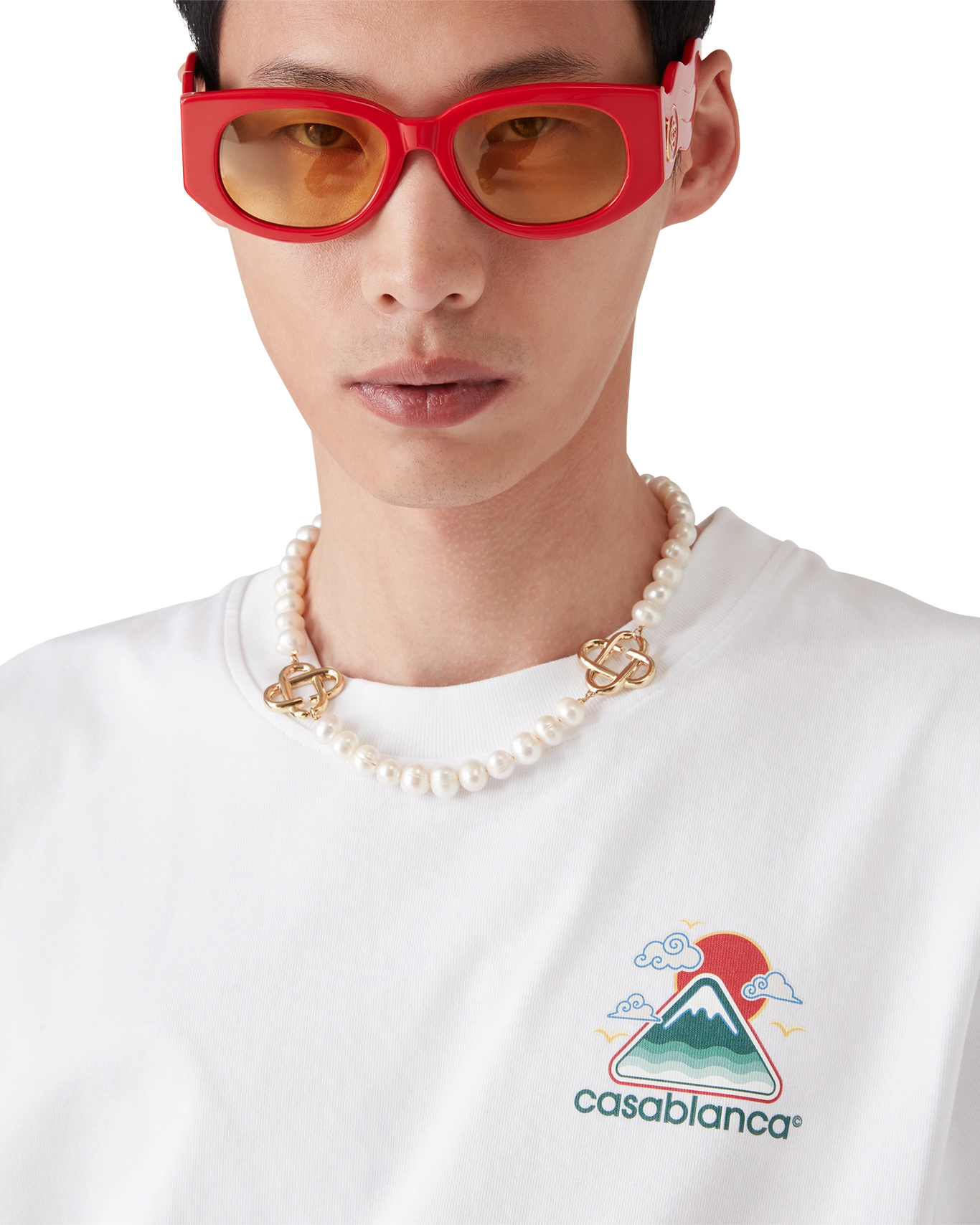 CASABLANCA - Montagne Ondulee T-Shirt
