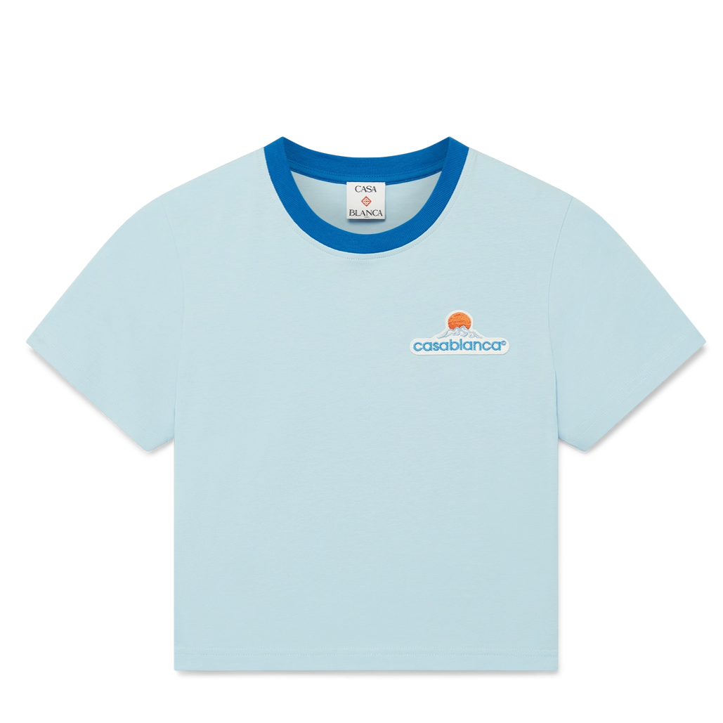 CASABLANCA - Montagne Cropped T-Shirt