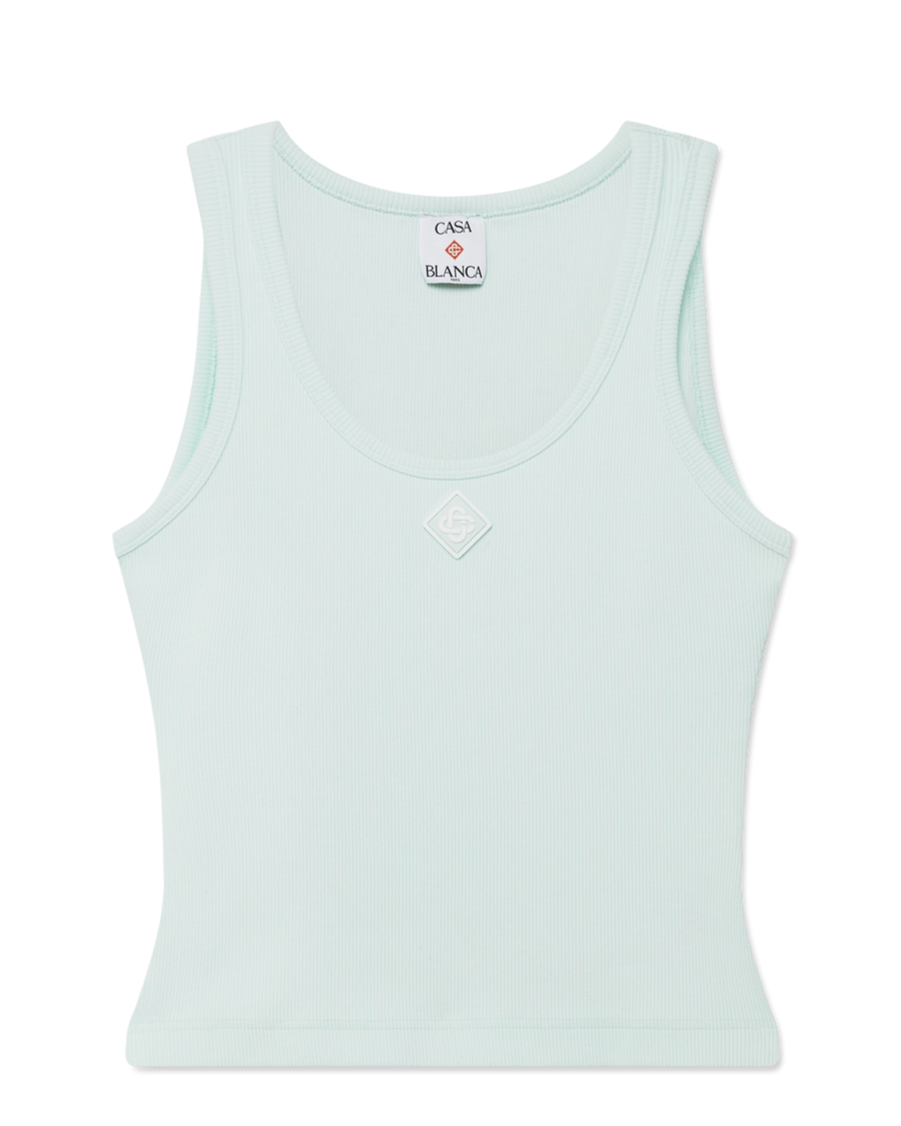 CASABLANCA - Ribbed Jersey Tank Top