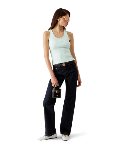 CASABLANCA - Ribbed Jersey Tank Top