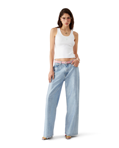 CASABLANCA - Ribbed Jersey Tank Top