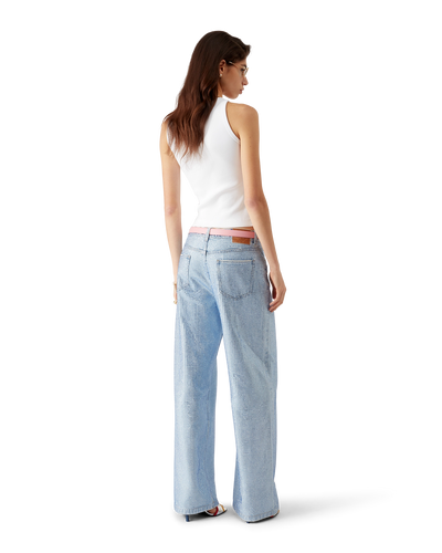 CASABLANCA - Ribbed Jersey Tank Top