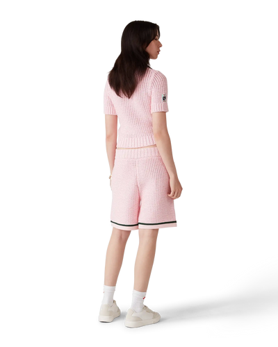 CASABLANCA - Cotton Mouliné Polo Shorts