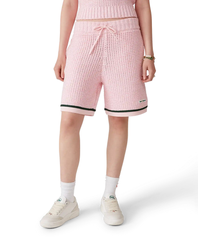 CASABLANCA - Cotton Mouliné Polo Shorts