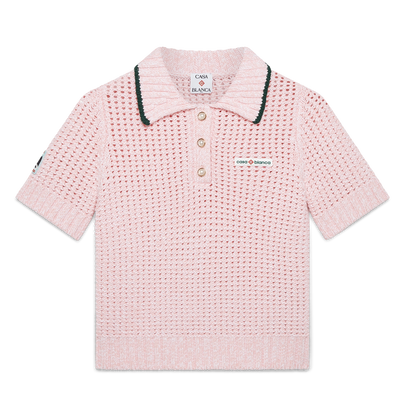 CASABLANCA - Cotton Mouliné Polo Shirt
