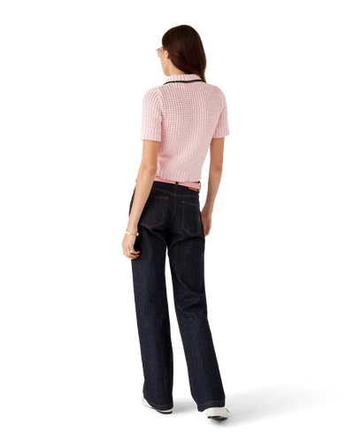 CASABLANCA - Cotton Mouliné Polo Shirt