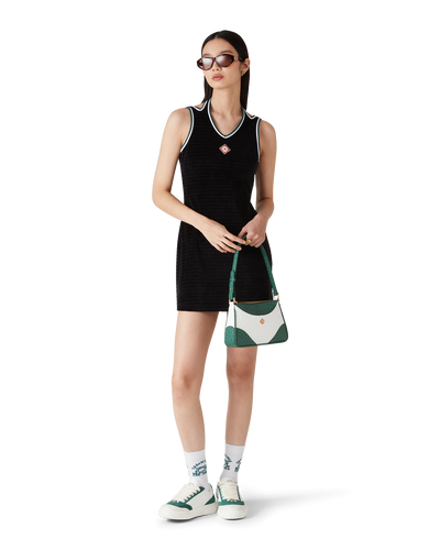 CASABLANCA - Textured Velour Tennis Dress