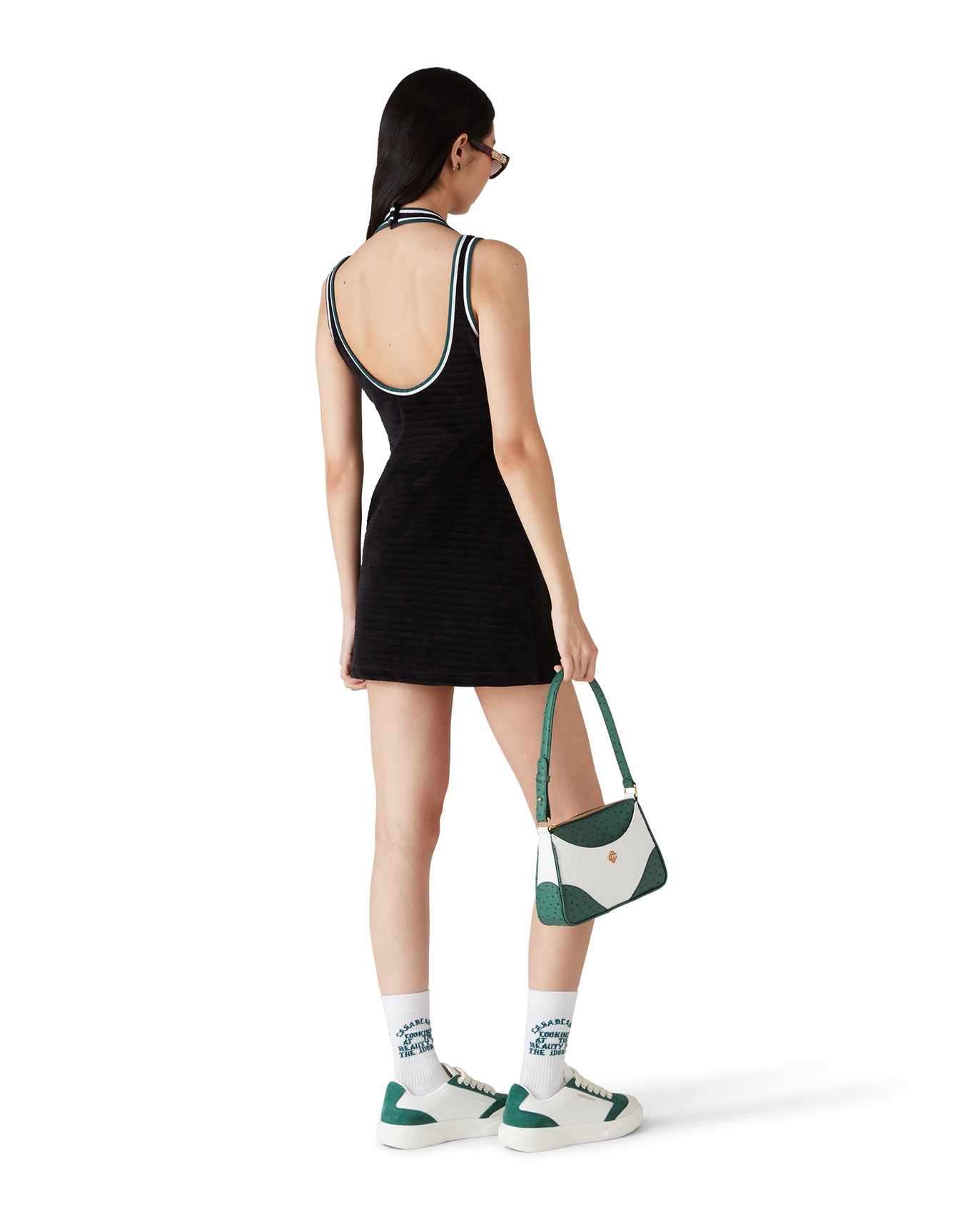 CASABLANCA - Textured Velour Tennis Dress