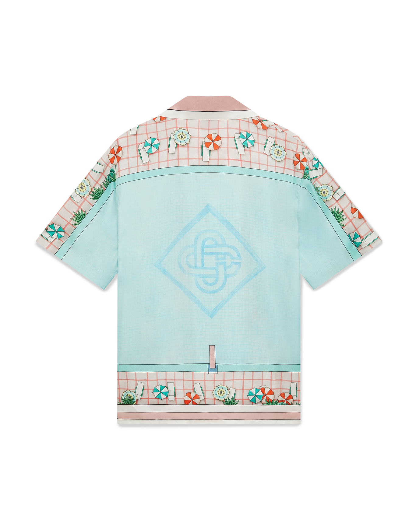 CASABLANCA - Copacabana Silk Short Sleeve Shirt