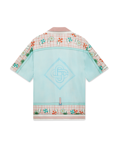 CASABLANCA - Copacabana Silk Short Sleeve Shirt