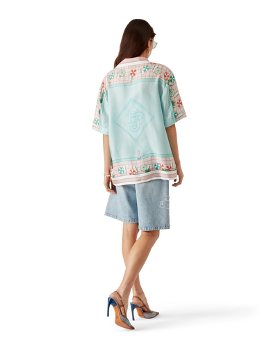 CASABLANCA - Copacabana Silk Short Sleeve Shirt