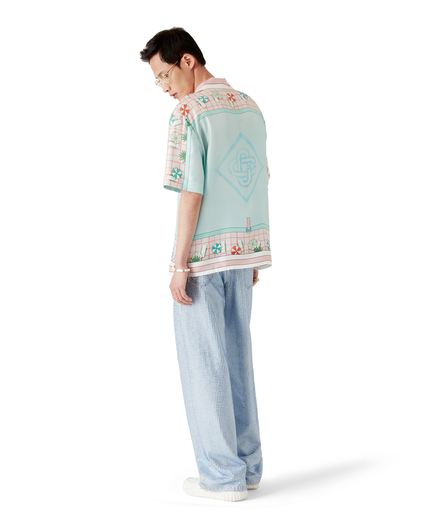CASABLANCA - Copacabana Silk Short Sleeve Shirt