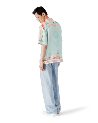 CASABLANCA - Copacabana Silk Short Sleeve Shirt