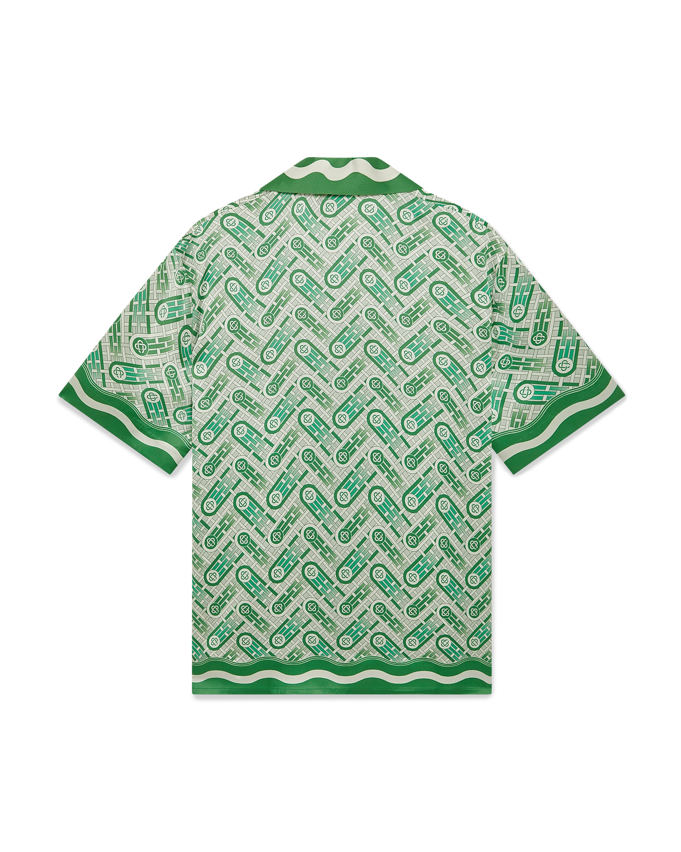 CASABLANCA - Ping Pong Silk Short Sleeve Shirt