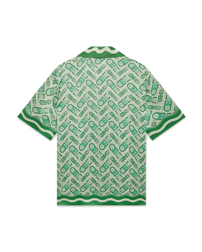 CASABLANCA - Ping Pong Silk Short Sleeve Shirt