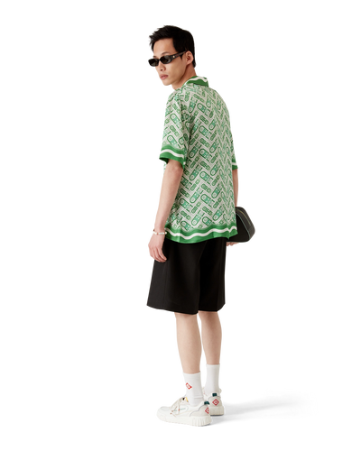 CASABLANCA - Ping Pong Silk Short Sleeve Shirt