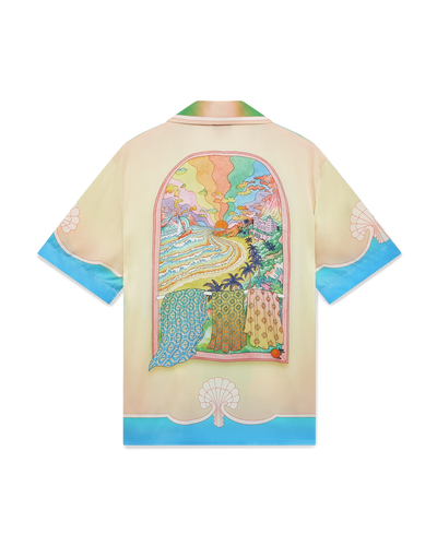 CASABLANCA - Lucid Dreams Silk Short Sleeve Shirt