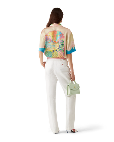 CASABLANCA - Lucid Dreams Silk Short Sleeve Shirt