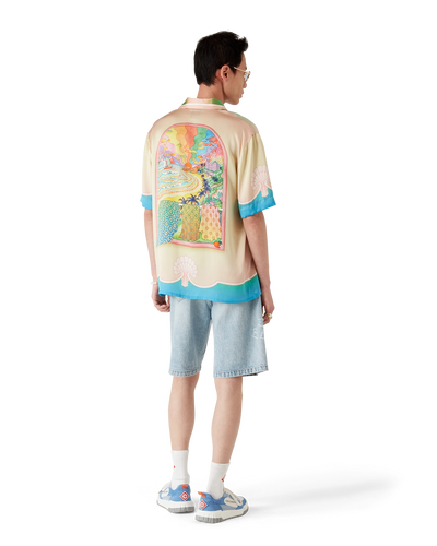 CASABLANCA - Lucid Dreams Silk Short Sleeve Shirt