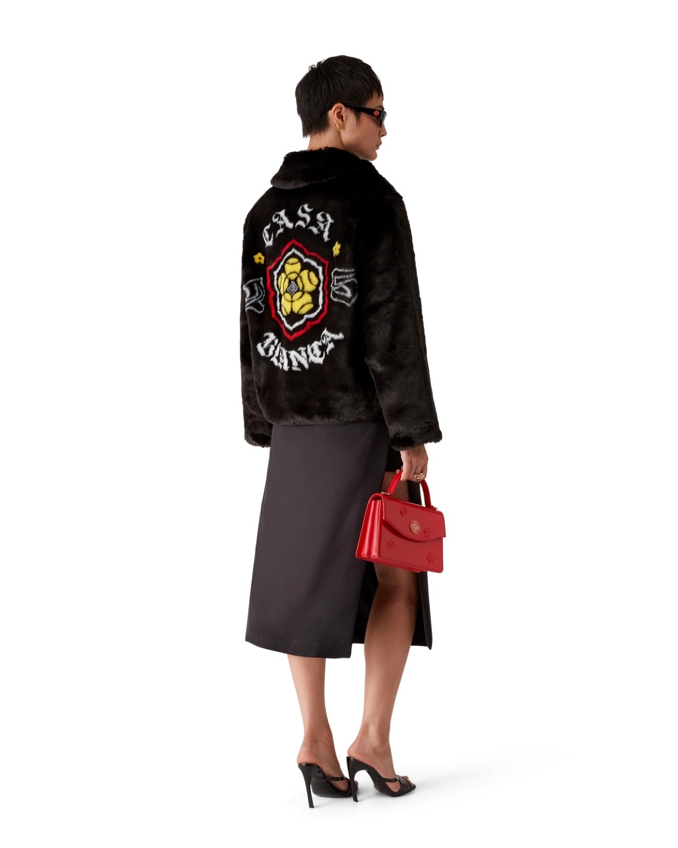 CASABLANCA - FAUX FUR JACKET