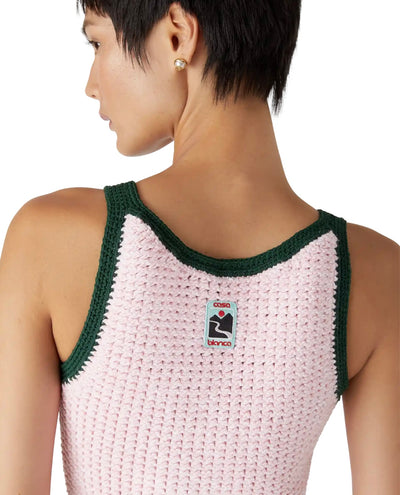 CASABLANCA - Cotton Mouliné Tank Dress