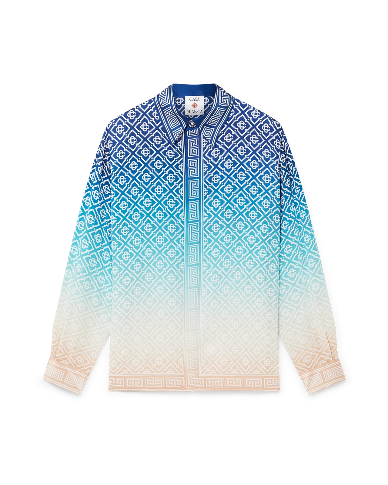 Casablanca - Jacquard Gradient Silk Shirt