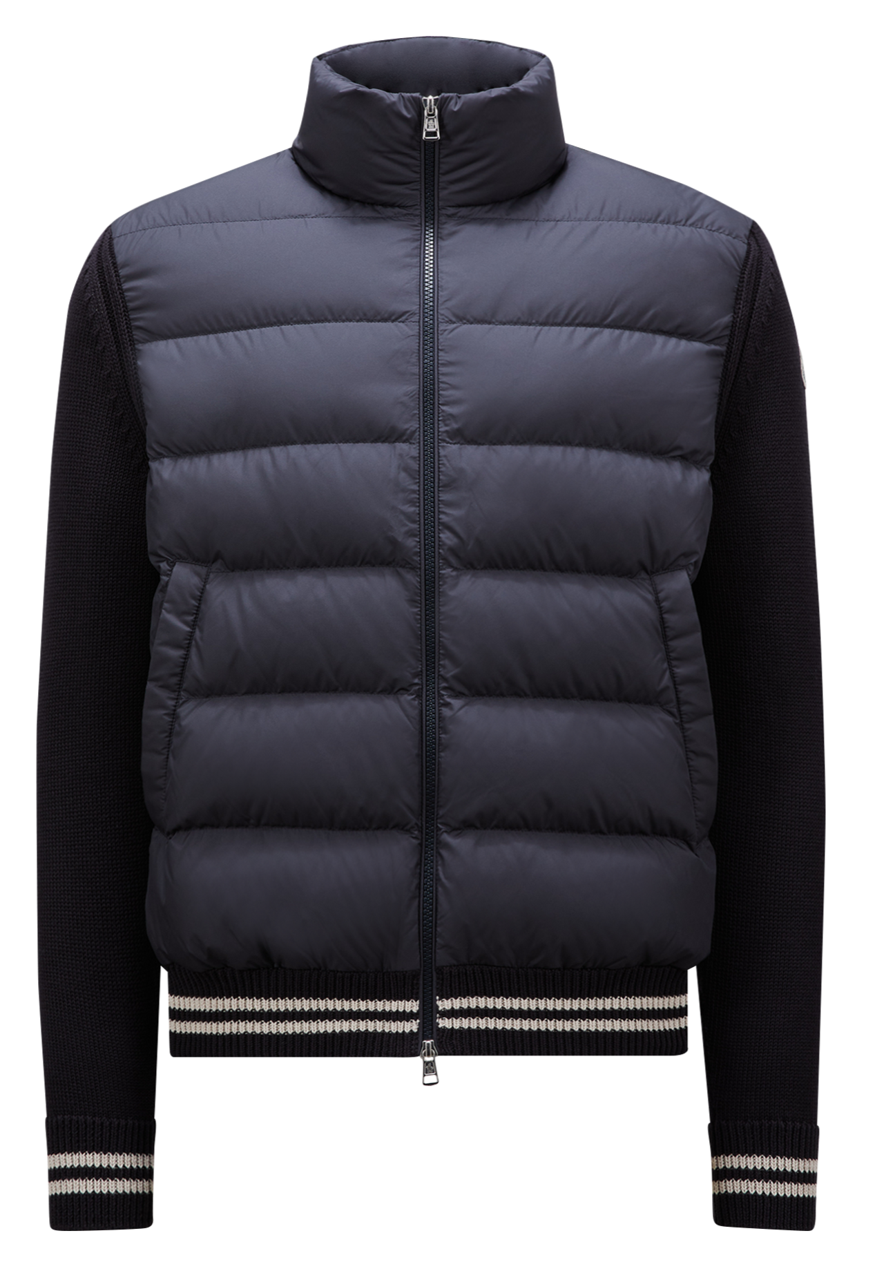 MONCLER - Cardigan en coton matelassé