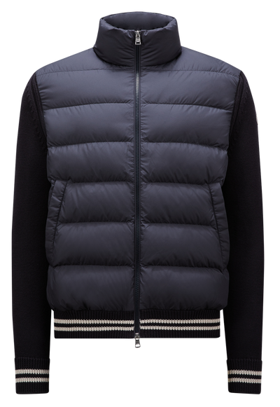 MONCLER - Cardigan en coton matelassé