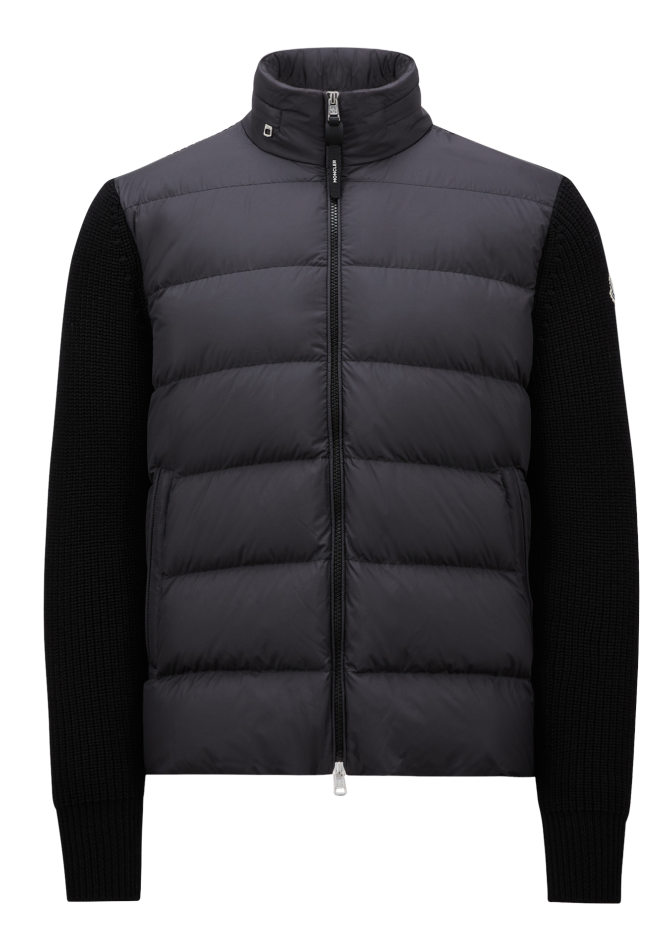 MONCLER - Cardigan bi-matière