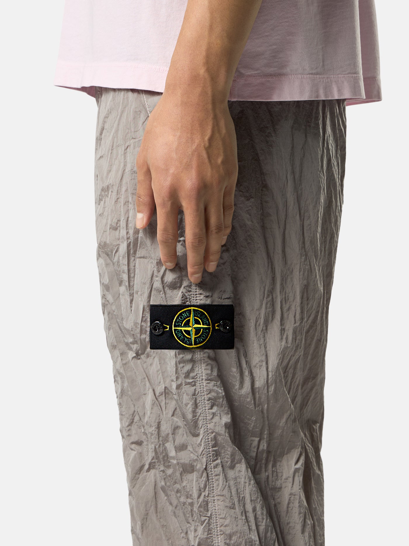STONE ISLAND - Jogger coupe ample Nylon métal